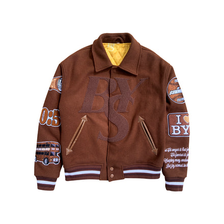 Varsity Jacket - Brown