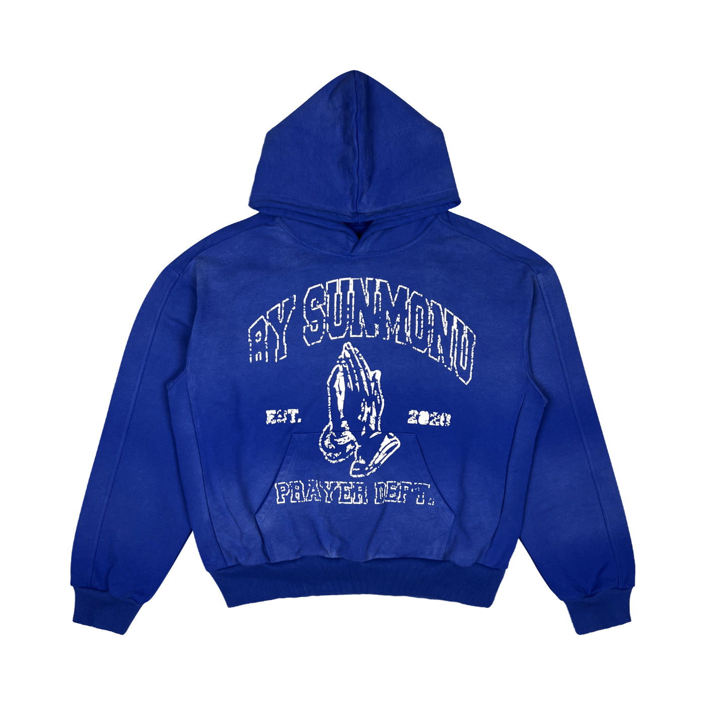 Prayer Dept Hoodie - Still Blue