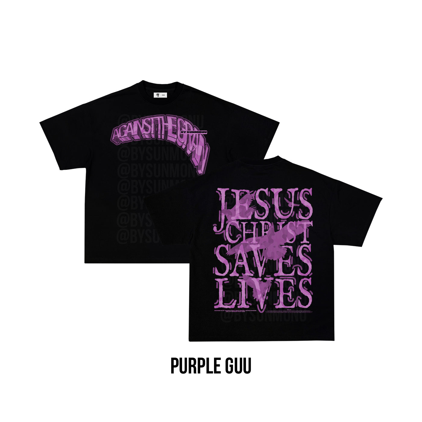 Jesus Christ Saves Lives Camo T-Shirt - Black (SHIPS AFTER 10 WORKING DAYS)