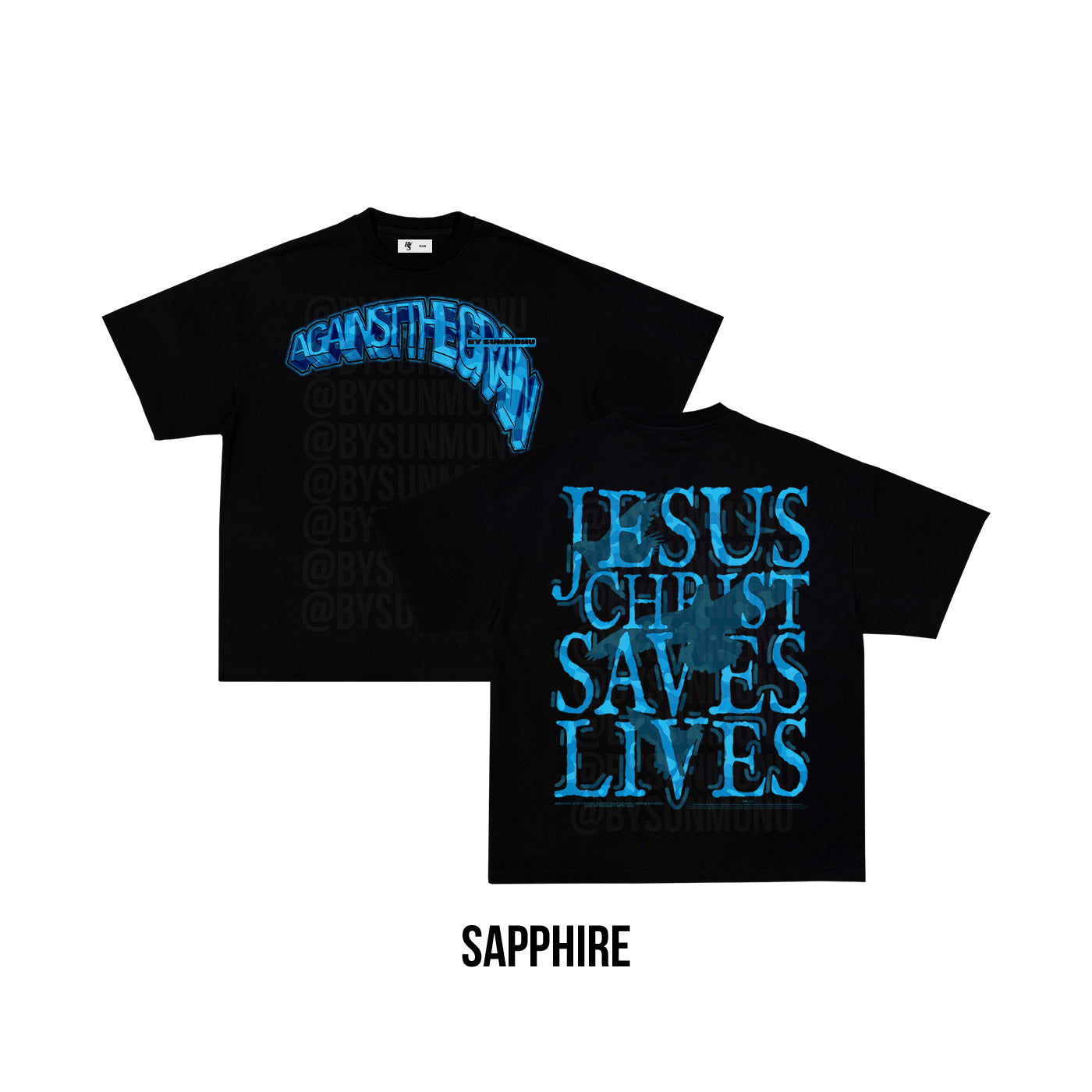 Jesus Christ Saves Lives Camo T-Shirt - Black (SHIPS AFTER 10 WORKING DAYS)