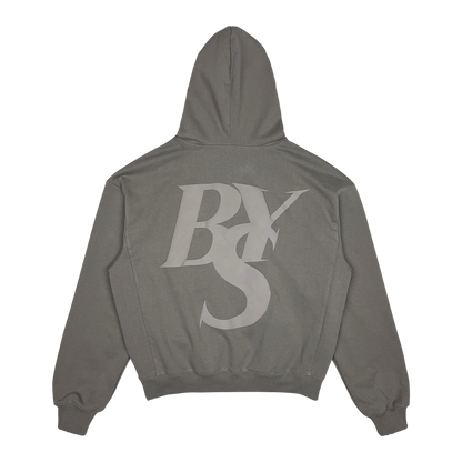 Prayer Dept Zip Hoodie - Ascension Grey