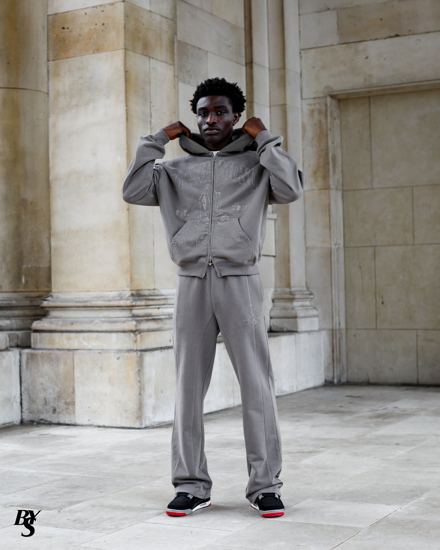 Prayer Dept Joggers - Ascension Grey