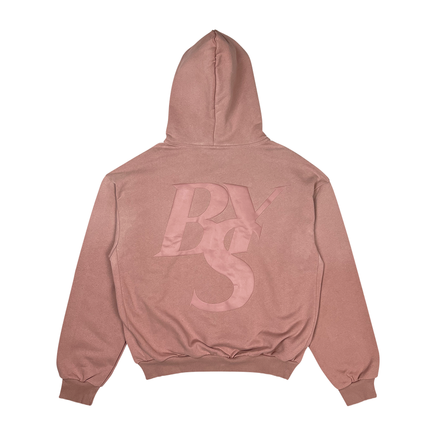 Prayer Dept Zip Hoodie - Dusty Pink (IN STOCK - Shipping Immediately)