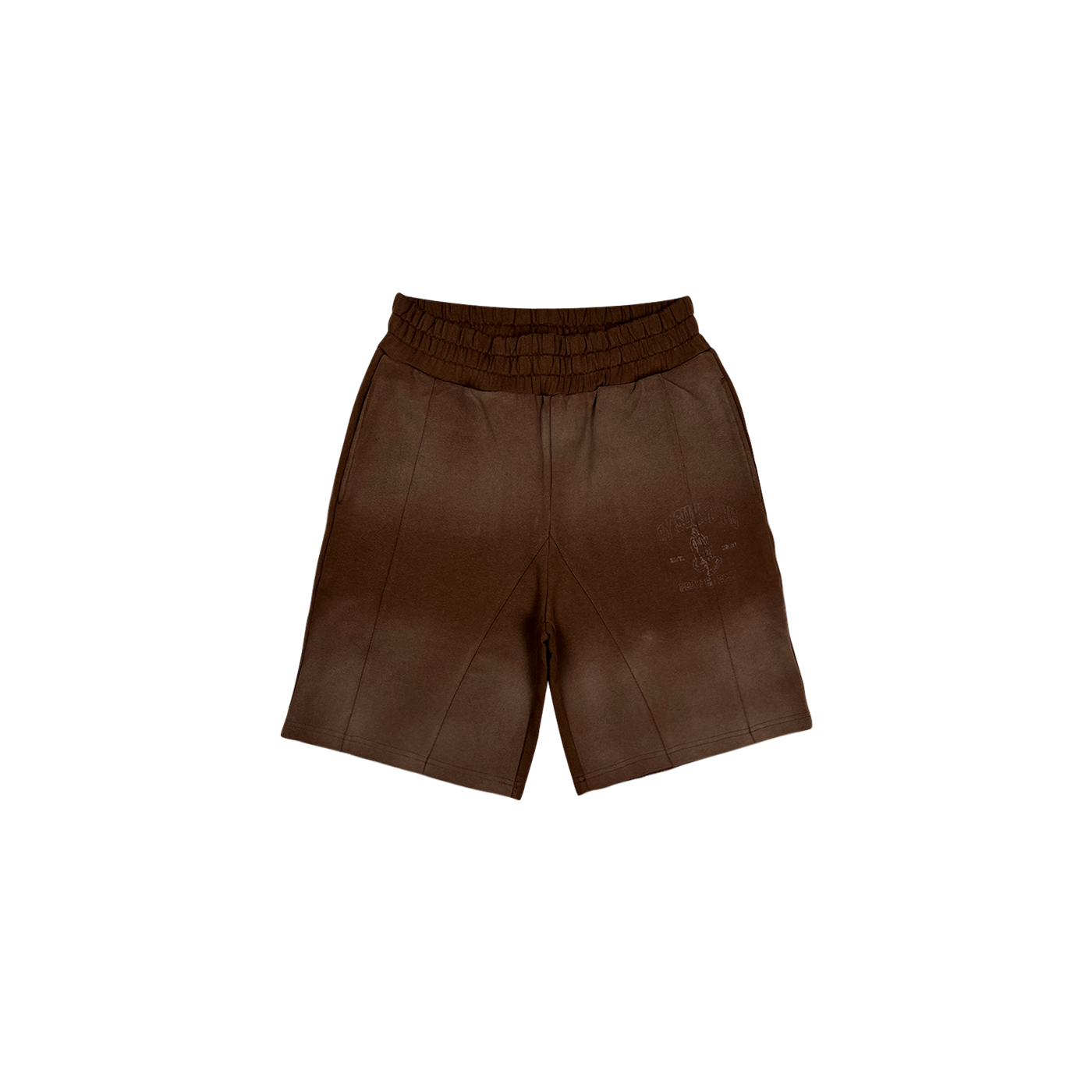 Prayer Dept Shorts - Chocolate (IN STOCK - Shipping Immediately)